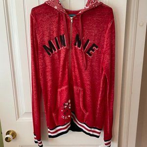 Preowned Disney's Minnie mouse hoodie for adult